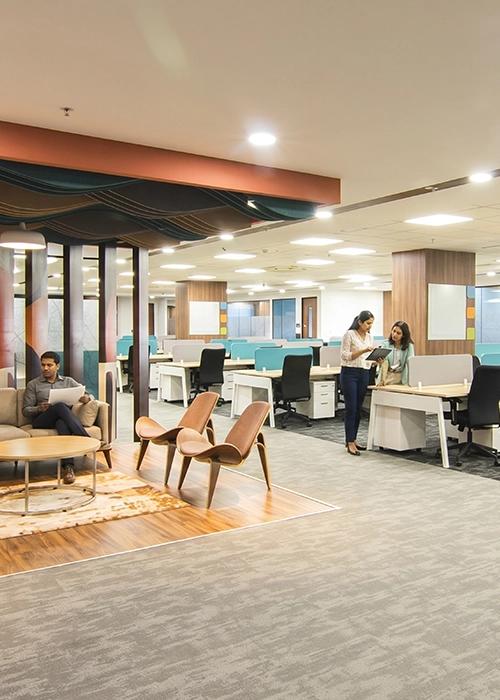 Managed office collaboration area of Smartworks.webp