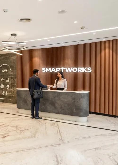 Smartworks office space reception.webp